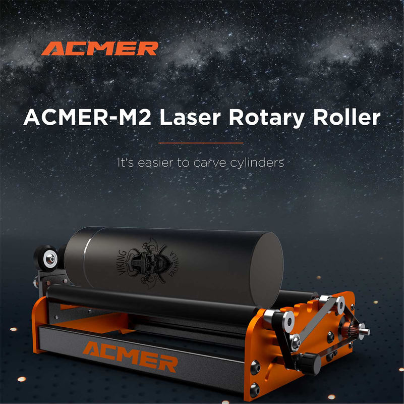 Acmer M2 Laser Engraver Rotary Roller Y Axis Rotary 360 Grade Roller Laser Graveur