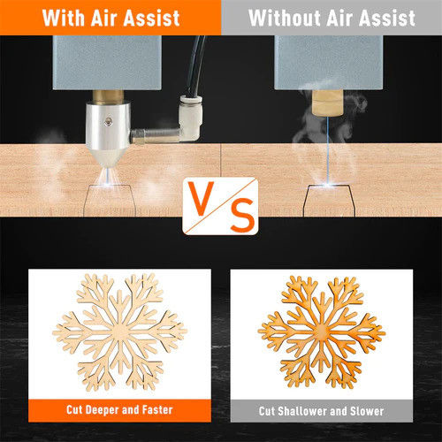 AC 110V / 220V Laser Engraver Air Assist Pump 30L/Min Laser Air Assist Kit