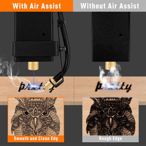AC 110V / 220V Laser Engraver Air Assist Pump 30L/Min Laser Air Assist Kit