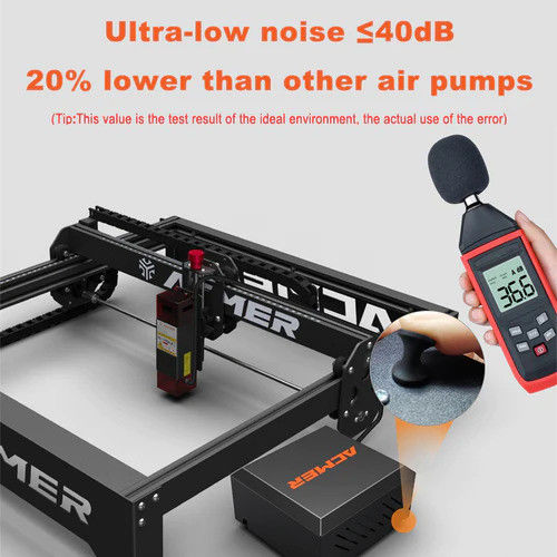 AC 110V / 220V Laser Engraver Air Assist Pump 30L/Min Laser Air Assist Kit