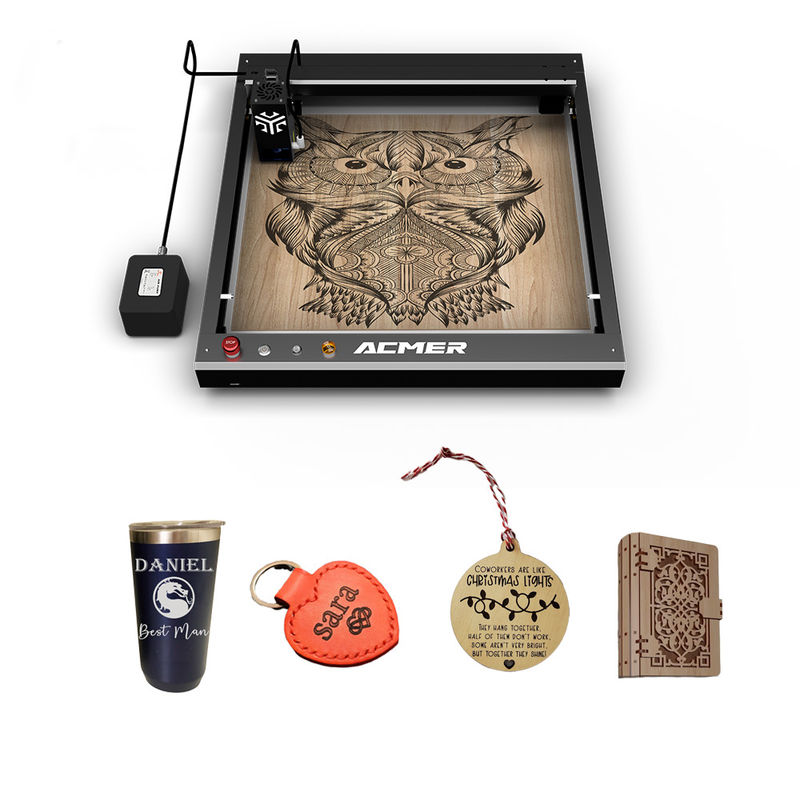 ACMER P2 Huishoudelijke lasermaaier voor hout 33 Watt Metalen en hout lasergraver