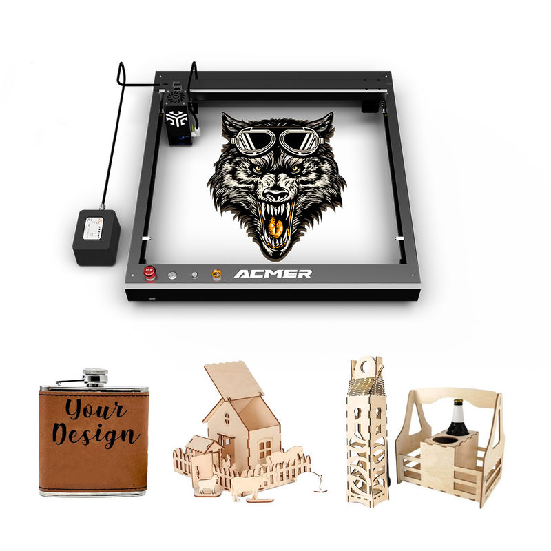 20W 40W High Precision Desktop Laser Engraving Machine DC 24V Voor Metalen Hout
