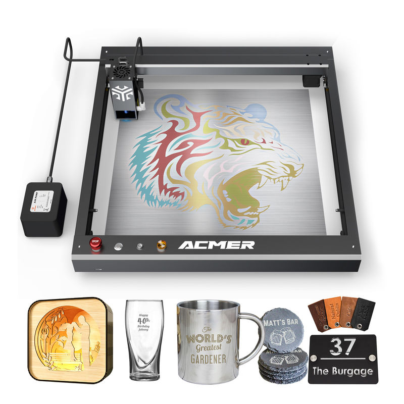 Roestvrij staal oxidatie kleur laser graveermachine Compatibel Windows Android