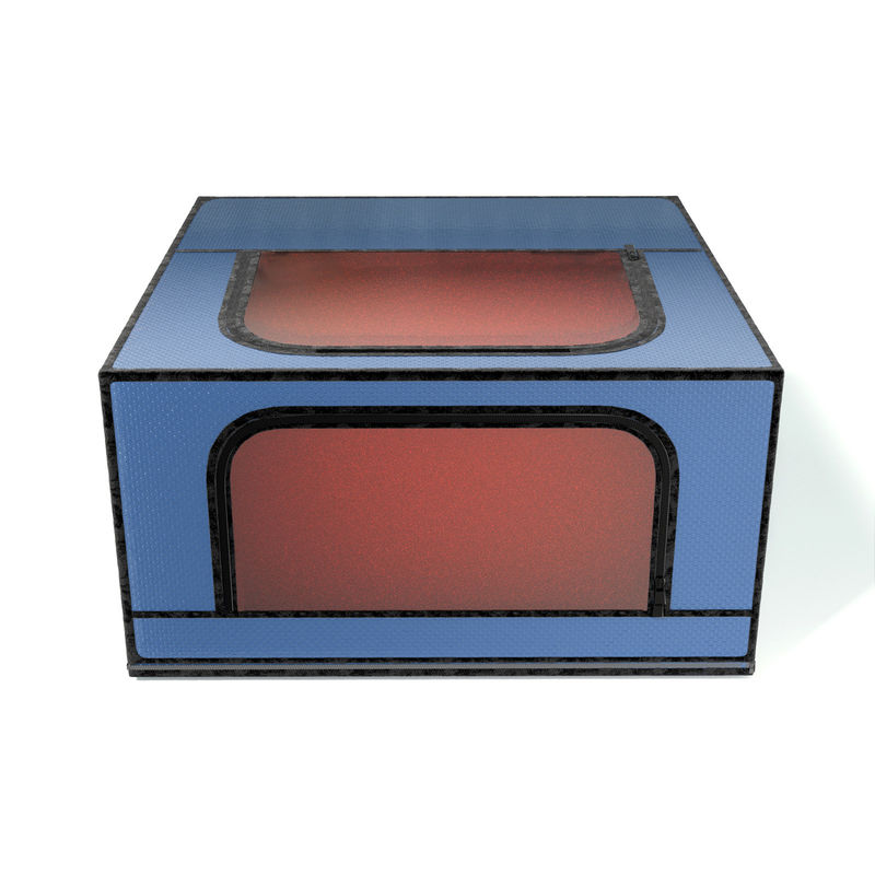 Draagbare blauwe lasergraver doos 180V - 240V Plug 5V - 5.2V 1A