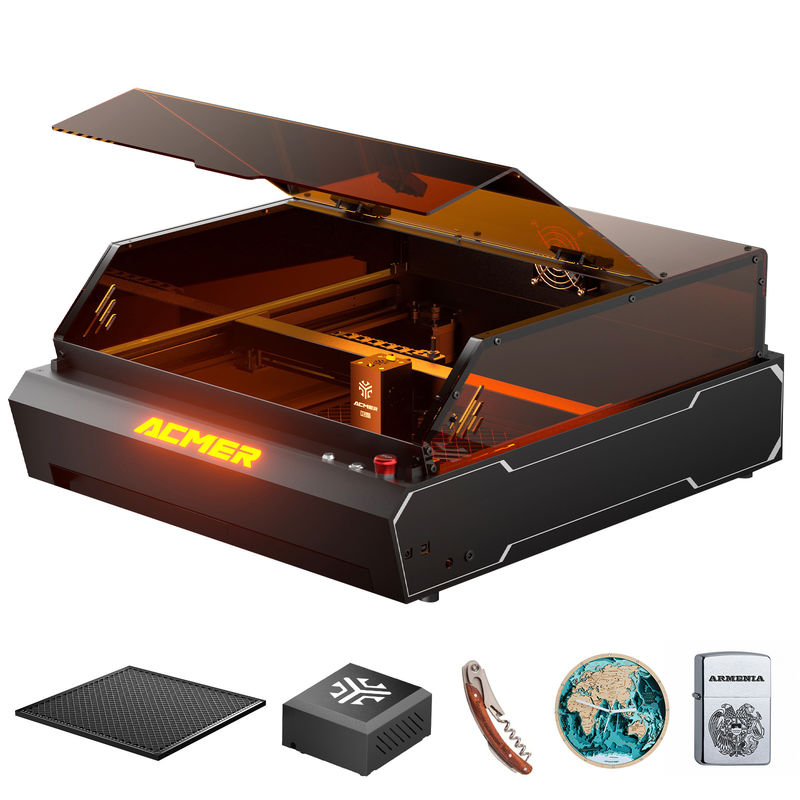 ACMER P3 2-in-1 Dual Laser Module Gravering Snijmachine Met 10W Diode Laser 2W IR Laser
