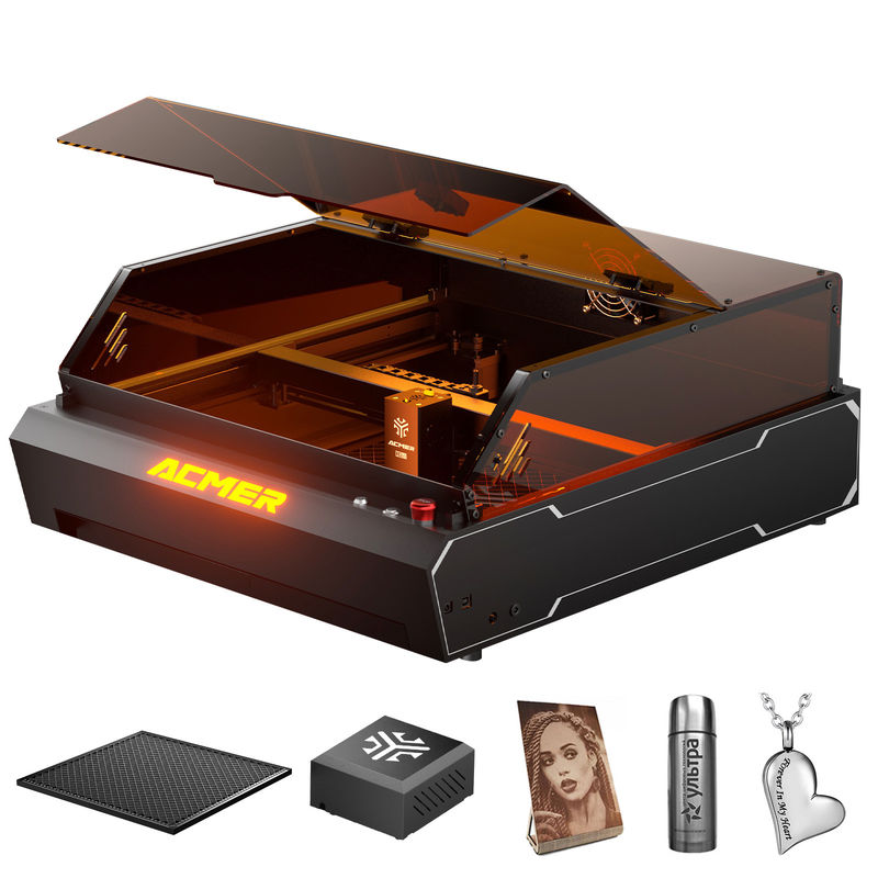 DC 24V 4A P3 2-in-1 Dual Laser Pre Assembled Engraving Cutting Machine Linux Operatiesysteem