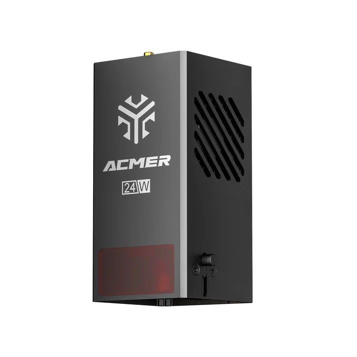 24W diode laser module kit compatibel met alle ACMER machines, 24V/5A stroomadapter