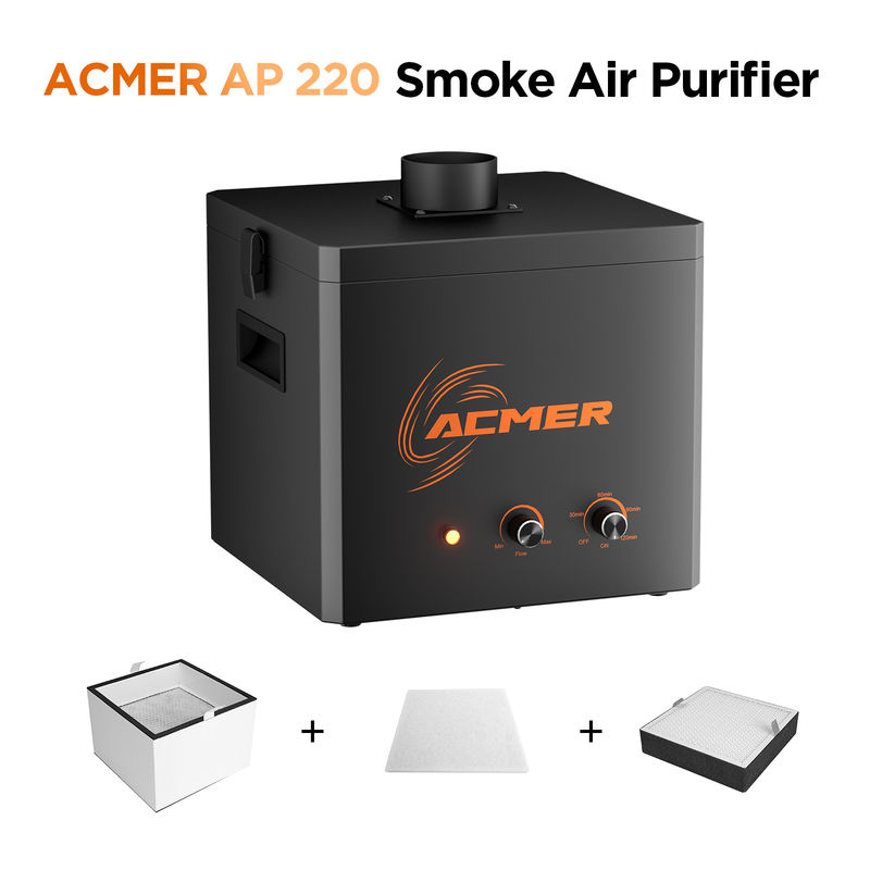 ACMER AP220 Rookluchtreiniger Lasergraver Accessoires 10,6 kg 120 minuten Tijdduur